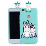 For Xiaomi Redmi Note 5A 3D Cartoon Pattern Shockproof TPU Protective Case(Couple Unicorn)