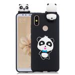 For Xiaomi Mi 6X / A2 3D Cartoon Pattern Shockproof TPU Protective Case(Blue Bow Panda)