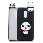 For Xiaomi Pocophone F1 3D Cartoon Pattern Shockproof TPU Protective Case(Red Bow Panda)