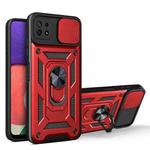 For Samsung Galaxy A22 5G Sliding Camera Design TPU + PC Phone Case(Red)