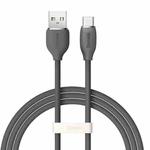 Baseus CAGD010001 Jelly Series 100W USB to USB-C / Type-C Liquid Silicone Fast Charging Data Cable, Cable Length:1.2m(Black)