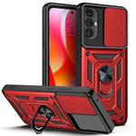 For Motorola Moto G Power 2022 Sliding Camera Cover Design TPU + PC Phone Case(Red)