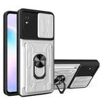 For Xiaomi Redmi 9A Sliding Camshield Card Phone Case(White)