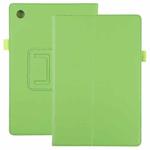 For Samsung Galaxy Tab A8 10.5 2021 Litchi Texture Solid Color Leather Tablet Case(Green)