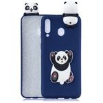 For Galaxy A40 3D Cartoon Pattern Shockproof TPU Protective Case(Panda)