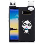 For Galaxy Note 8 3D Cartoon Pattern Shockproof TPU Protective Case(Blue Bow Panda)