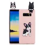 For Galaxy Note 8 3D Cartoon Pattern Shockproof TPU Protective Case(Cute Dog)