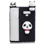 For Galaxy Note 9 3D Cartoon Pattern Shockproof TPU Protective Case(Red Bow Panda)