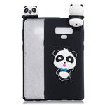 For Galaxy Note 9 3D Cartoon Pattern Shockproof TPU Protective Case(Blue Bow Panda)