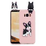 For Galaxy S8+ 3D Cartoon Pattern Shockproof TPU Protective Case(Cute Dog)