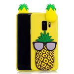 For Galaxy S9 3D Cartoon Pattern Shockproof TPU Protective Case(Big Pineapple)