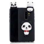 For Galaxy S9+ 3D Cartoon Pattern Shockproof TPU Protective Case(Red Bow Panda)