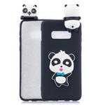 For Galaxy S10e 3D Cartoon Pattern Shockproof TPU Protective Case(Blue Bow Panda)