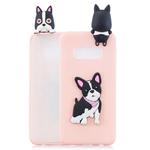 For Galaxy S10e 3D Cartoon Pattern Shockproof TPU Protective Case(Cute Dog)
