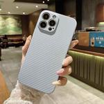 For iPhone 12 Pro Max Kevlar Carbon Fiber Texture Protective Phone Case(Grey)