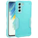 For Samsung Galaxy S21 FE 5G Non-slip Armor Phone Case(Mint Green)