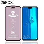 For Huawei Y9 (2019) 25 PCS 9H HD High Alumina Full Screen Tempered Glass Film