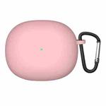 Silicone Earphone Protective Case with Hook For Xiaomi Buds 3(Pink)