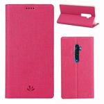 For OPPO Reno 2 ViLi Magnet Horizontal Flip Shockproof TPU + PU Leather Protective Case  Card Slot & Holder(Pink)