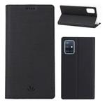 For Galaxy A71 ViLi Magnet Horizontal Flip Shockproof TPU + PU Leather Protective Case  Card Slot & Holder(Black)