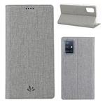 For Galaxy A71 ViLi Magnet Horizontal Flip Shockproof TPU + PU Leather Protective Case  Card Slot & Holder(Grey)
