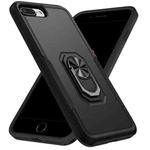 Pioneer Armor Heavy Duty PC + TPU Holder Phone Case For iPhone 8 Plus / 7 Plus(Black)