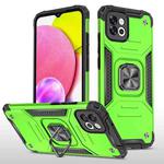 For Samsung Galaxy A03 164mm Magnetic Armor TPU + PC Holder Phone Case(Green)
