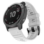 For Garmin Fenix 7X Silicone Watch Band(White)