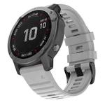 For Garmin Fenix 7X Silicone Watch Band(Grey)