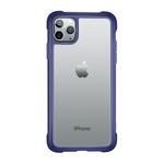 For iPhone 11 Pro Max JOYROOM McLaren Series Transparent Frosted Silicon + PC Protective Case(Blue)