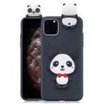 For iPhone 11 Pro Max 3D Cartoon Pattern Shockproof TPU Protective Case(Red Bow Panda)
