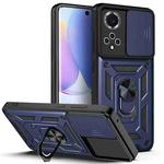 For Huawei nova 9 Sliding Camera Cover TPU+PC Phone Case(Blue)
