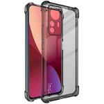 For Xiaomi 12 Pro imak All-inclusive Shockproof Airbag TPU Case with Screen Protector(Transparent Black)