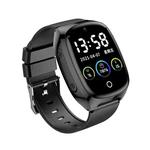D300 1.54 inch IPS Screen Smart Watch, Support Tracking and Positioning & 4G Video Call body temperature measurement (Black)
