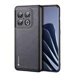 For OnePlus 10 Pro DUX DUCIS Fino Series PU + TPU Phone Case(Black)