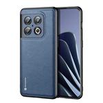 For OnePlus 10 Pro DUX DUCIS Fino Series PU + TPU Phone Case(Blue)