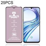 For Vivo X23 25 PCS 9H HD Large Arc High Alumina Full Screen Tempered Glass Film