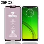 For Motorola Moto G7 Power 25 PCS 9H HD Large Arc High Alumina Full Screen Tempered Glass Film