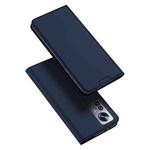 For Xiaomi 12 Pro / 12S Pro DUX DUCIS Skin Pro Series Shockproof Leather Phone Case(Blue)