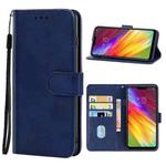 Leather Phone Case For LG Q9(Blue)