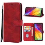 Leather Phone Case For LG Q9(Red)