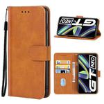 Leather Phone Case For OPPO Realme GT Neo Flash(Brown)