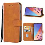 Leather Phone Case For OPPO Reno3 Youth(Brown)