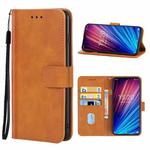 Leather Phone Case For UMIDIGI F1(Brown)