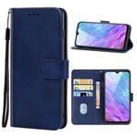 Leather Phone Case For ZTE Blade 10 Smart(Blue)