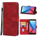 Leather Phone Case For ZTE Blade V9 Vita(Red)