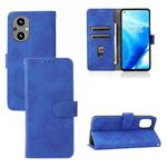 For OnePlus Nord N20 5G Skin Feel Magnetic Buckle Leather Phone Case(Blue)