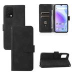 For UMIDIGI A11S Skin Feel Magnetic Buckle Leather Phone Case(Black)