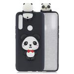 For Huawei P Smart Z 3D Cartoon Pattern Shockproof TPU Protective Case(Red Bow Panda)
