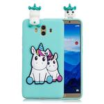 For Huawei Mate 10 3D Cartoon Pattern Shockproof TPU Protective Case(Couple Unicorn)